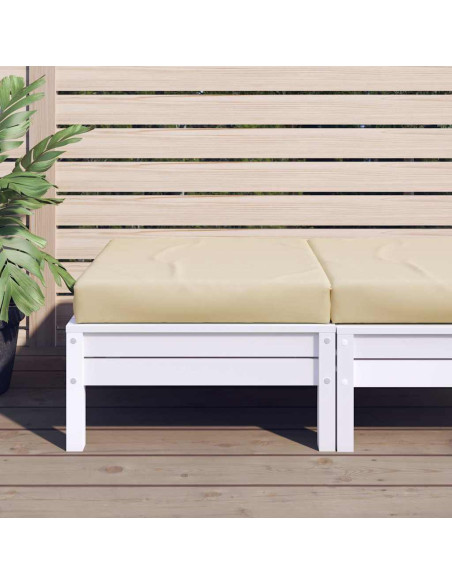 Cuscino per Pallet Beige 60x60x8 cm in Tessuto Oxford