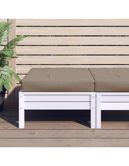 Cuscino per Pallet Tortora 60x60x9,5 cm in Tessuto Oxford