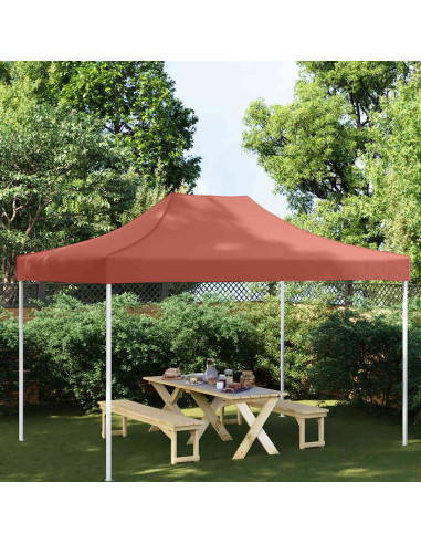 Tetto per Tendone per Feste 4,5x3 m Terracotta 270 g/m²