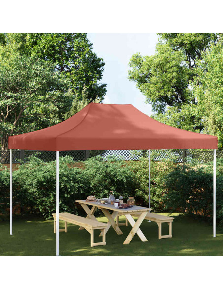 Tetto per Tendone per Feste 4,5x3 m Terracotta 270 g/m²