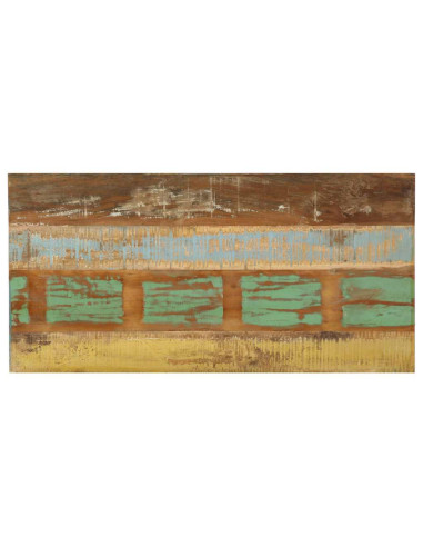 Tavolo da Pranzo 120x60x76 cm in Legno Massello di Recupero