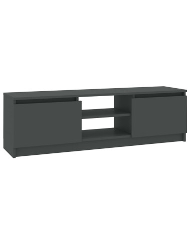 Mobile Porta TV Grigio 120x30x35,5 cm in Legno Multistrato
