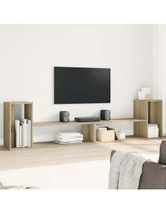 Mobili TV 2 pz Rovere Sonoma 100x30x50 cm in Legno Multistrato