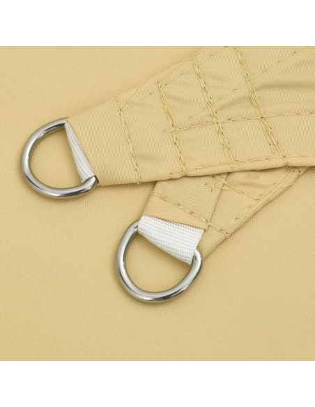 Vela Parasole Sabbia 6x5 m 100% Poliestere Oxford