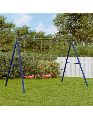 Set Gioco da Esterno con Altalene e Altalena a Disco
