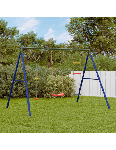 Set Gioco da Esterno con Altalena Scala e Altalena a Disco