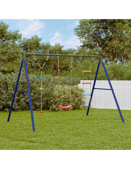 Set Gioco da Esterno con Altalena Scala e Altalena a Disco