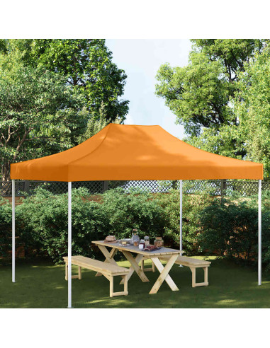 Tetto per Tendone per Feste 4,5x3 m Arancione 270 g/m²