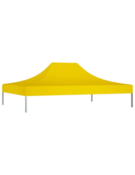Tetto per Tendone per Feste 4,5x3 m Giallo 270 g/m²