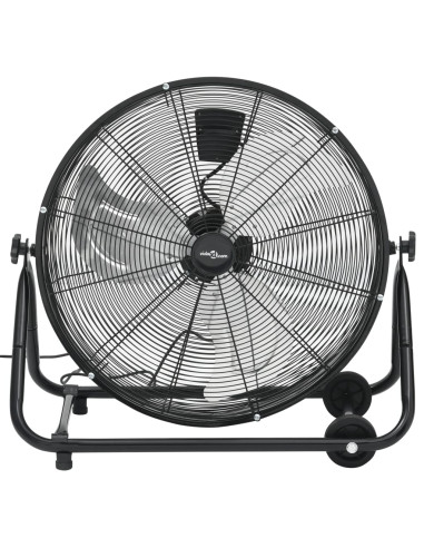 Ventilatore a Tamburo Industriale 60 cm 172,5 W Nero