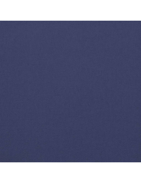 Cuscino Rotondo Blu Marino Ø 100x11 cm in Tessuto Oxford