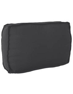 Cuscino Nero 70 x 40 x 12 cm Tessuto Oxford
