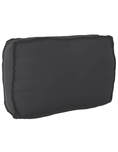 Cuscino Nero 70 x 40 x 12 cm Tessuto Oxford