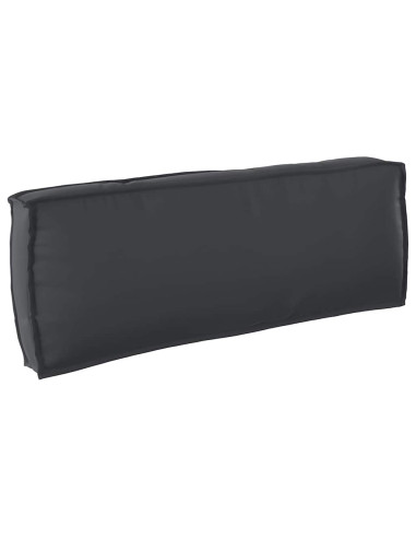 Set di Cuscini per Pallet 3 pcs Nero Tessuto Oxford