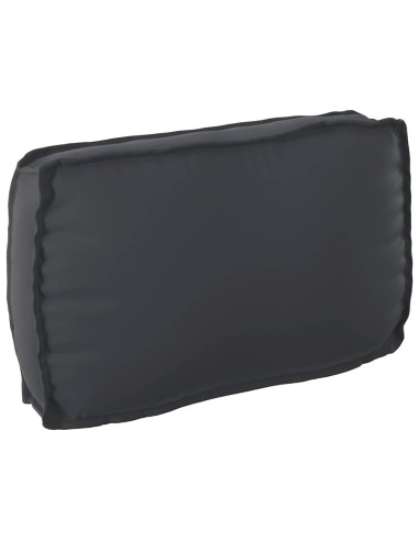 Set di Cuscini per Pallet 3 pcs Nero Tessuto Oxford