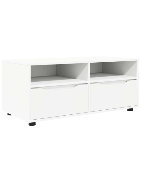 Mobile TV Bianco 100 x 48 x 43 cm Legno multistrato