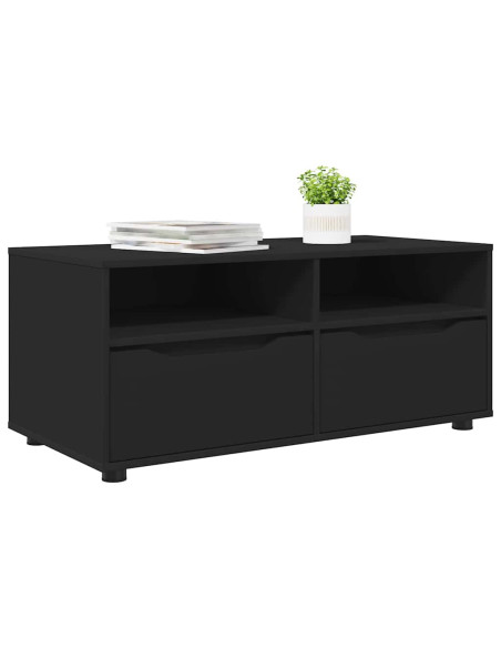 Mobile TV con cassetto Nero 100 x 48 x 43 cm Legno multistrato