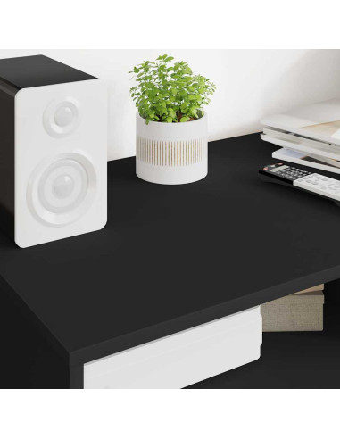 Mobile TV con cassetto Nero 100 x 48 x 43 cm Legno multistrato