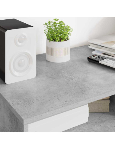 Mobile TV Grigio cemento 100 x 48 x 43 cm Legno multistrato