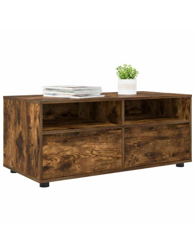 Mobile TV Rovere fumé 100 x 48 x 43 cm Legno multistrato