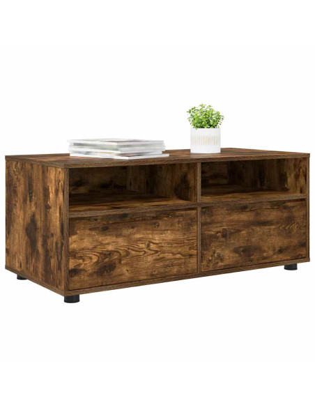 Mobile TV Rovere fumé 100 x 48 x 43 cm Legno multistrato