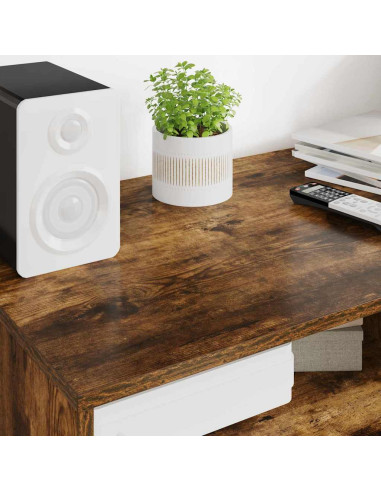 Mobile TV Rovere fumé 100 x 48 x 43 cm Legno multistrato