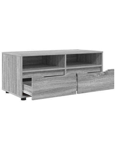 Mobile TV Grigio Sonoma 100 x 48 x 43 cm Legno multistrato