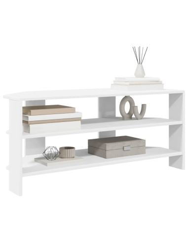 MobileTVAngolare Bianco 102x40,5x45cm Legno multistrato