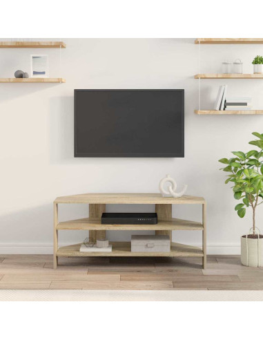 MobileTVAngolare Rovere Sonoma 102x40,5x45cm Legno multistrato