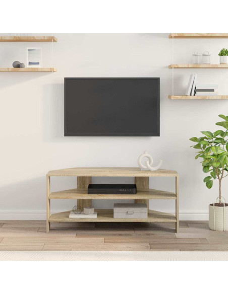 MobileTVAngolare Rovere Sonoma 102x40,5x45cm Legno multistrato