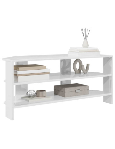MobileTVAngolare Bianco ad Alto Lucido 102x40,5x45cm