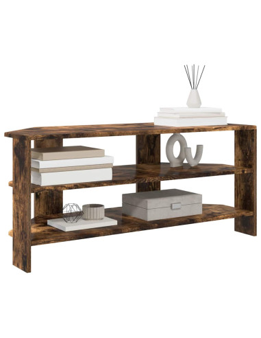MobileTVAngolare Rovere fumé 102x40,5x45cm Legno multistrato