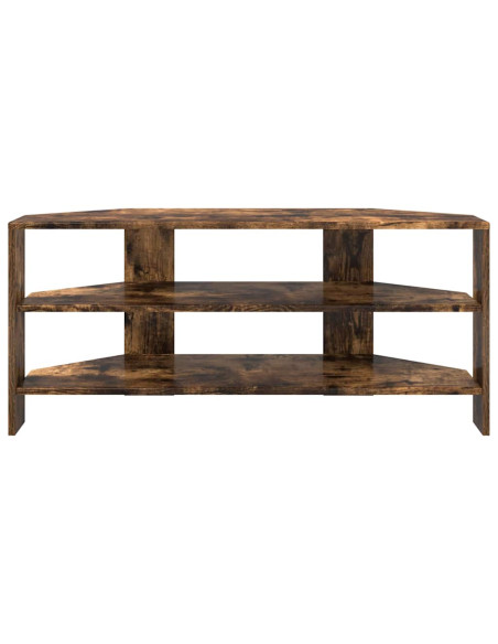 MobileTVAngolare Rovere fumé 102x40,5x45cm Legno multistrato