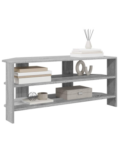 MobileTVAngolare Grigio Sonoma 102x40,5x45cm Legno multistrato