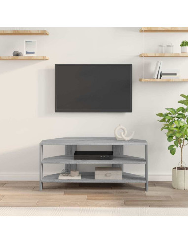 MobileTVAngolare Grigio Sonoma 102x40,5x45cm Legno multistrato