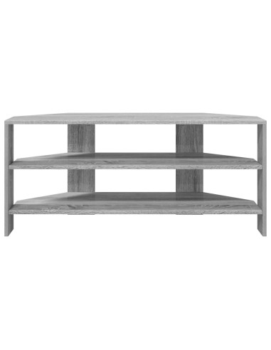 MobileTVAngolare Grigio Sonoma 102x40,5x45cm Legno multistrato