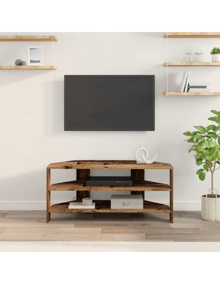 MobileTVAngolare Legno vecchio 102x40,5x45cm Legno multistrato
