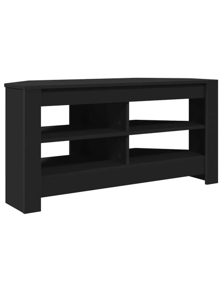 MobileTVAngolare Nero 102 x 40,5 x 45 cm Legno multistrato