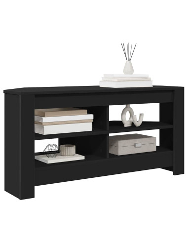 MobileTVAngolare Nero 102 x 40,5 x 45 cm Legno multistrato