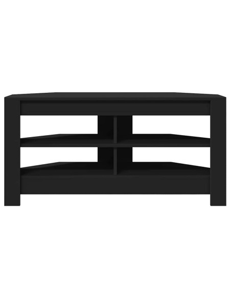 MobileTVAngolare Nero 102 x 40,5 x 45 cm Legno multistrato