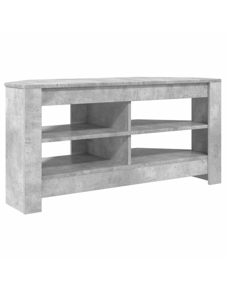 MobileTVAngolare Grigio cemento 102 x 40,5 x 45 cm