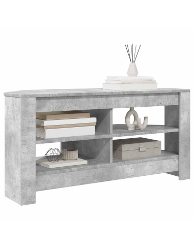 MobileTVAngolare Grigio cemento 102 x 40,5 x 45 cm