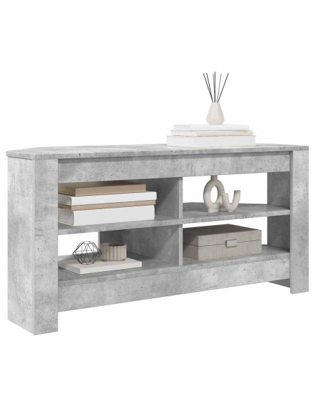 MobileTVAngolare Grigio cemento 102 x 40,5 x 45 cm