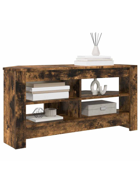 MobileTVAngolare Rovere fumé 102 x 40,5 x 45 cm