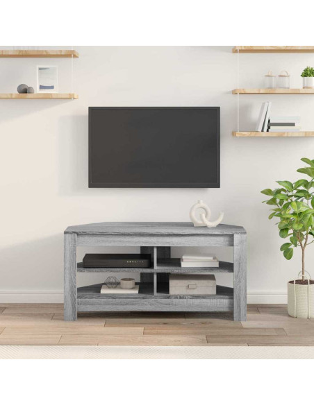 MobileTVAngolare Grigio Sonoma 102 x 40,5 x 45 cm