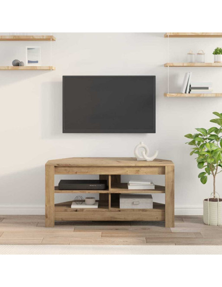 MobileTVAngolare Legno vecchio 102 x 40,5 x 45 cm