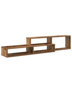 SupportoperTVaparete 150x25x28,5cm Legno multistrato 2