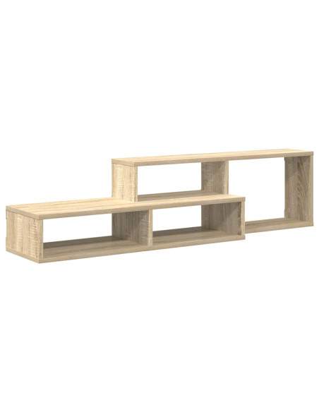 SupportoperTVaparete 120x25x28,5cm Legno multistrato