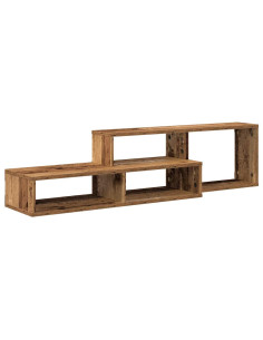 SupportoperTVaparete 120x25x28,5cm Legno multistrato 2