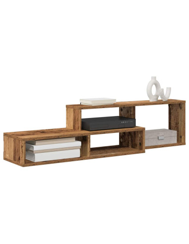 SupportoperTVaparete 120x25x28,5cm Legno multistrato